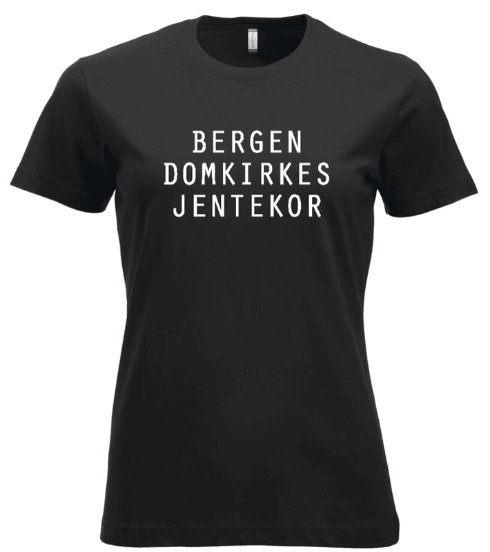 T-skjorte Dame Bergen Domkirkes Jentekor